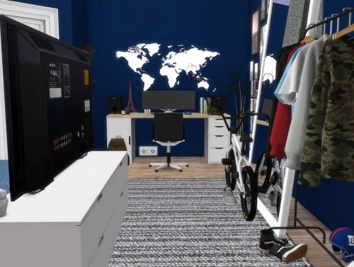 TEENAGE BOY BEDROOM at MODELSIMS4