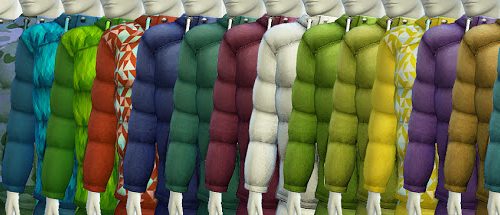 Male winter set: jacket and pants at OleSims