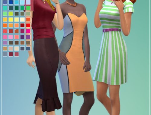 Kumquats fan made shoes pack by Standardheld at SimsWorkshop