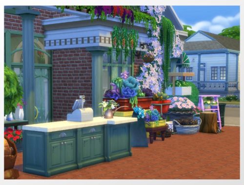 Flower Shop by Oldbox at All 4 Sims