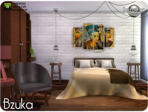 Bzuka bedroom by jomsims