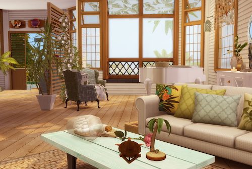 Summer Beach House at Lily Sims