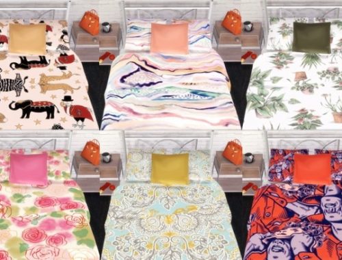 Blankets and Cushions at Descargas Sims