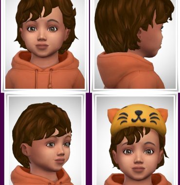 Curly Bangs hair