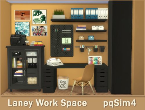 Lanei Work Space at pqSims4