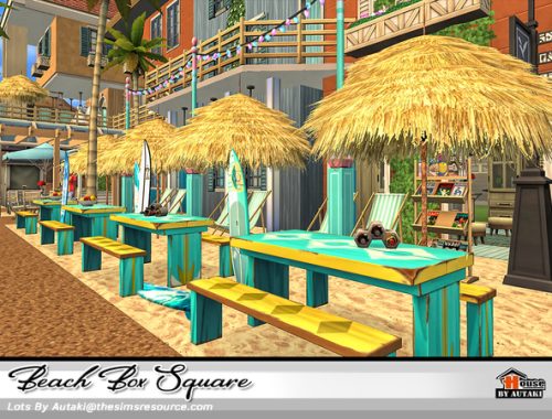 Beach Box Square by autaki