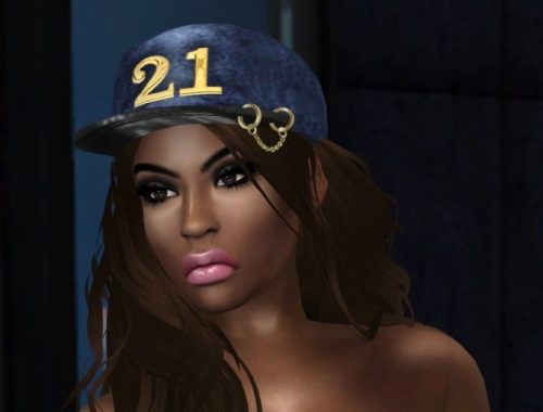 Grunge style cap, jeans and sweater at FusionStyle by Sviatlana