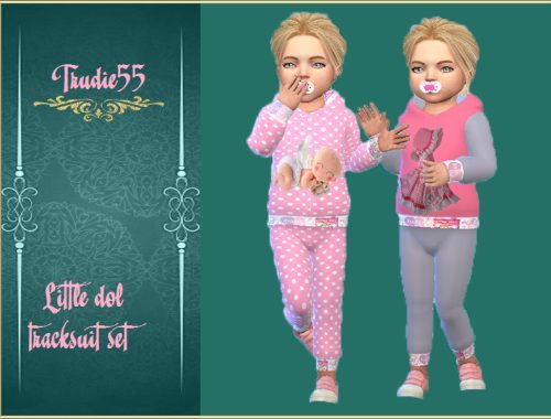 Little doll tracksuit set