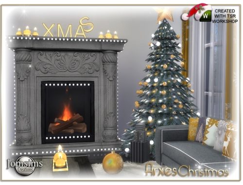 Arxes christmas living room by jomsims