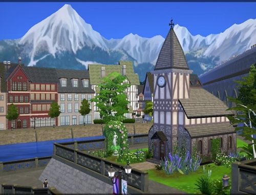 Saint Sims old church by Hallgerd