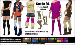 Socks 04 by SamanthaGump at Sims 4 Nexus - The Sims 4 Catalog