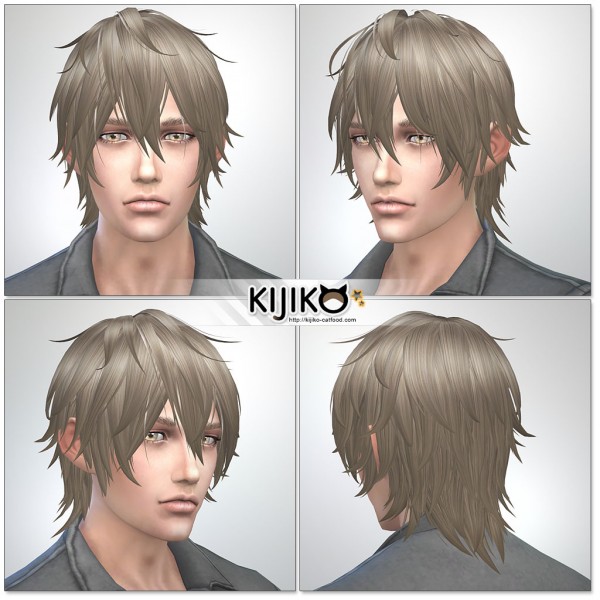 Kijiko Sims: Night Fog TS4 edition hairstyle - The Sims 4 Catalog