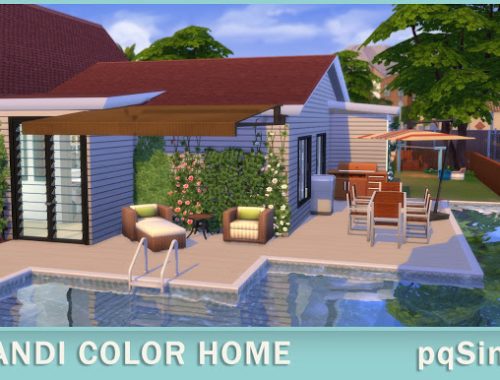 Scandi Color Home at pqSims4