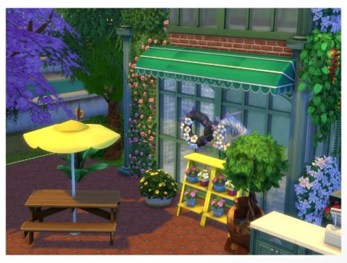 Flower Shop by Oldbox at All 4 Sims