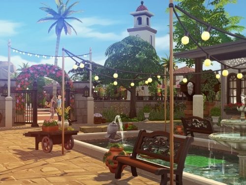Just Maristella (Save File) Oasis Springs redone at Jenba Sims