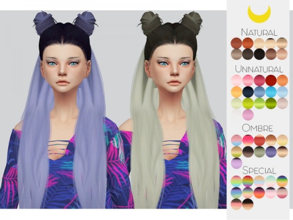LeahLillith`s Little Piece hair retextured by kalewa-a - The Sims 4 Catalog