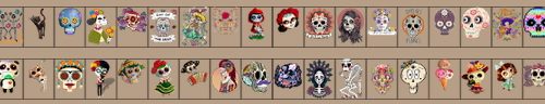 Acc Prints for T-shirts Day of the Dead Special at Tukete