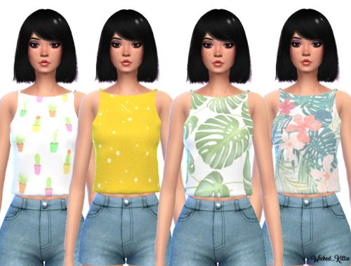 Pastel Tank Tops - Mesh Needed