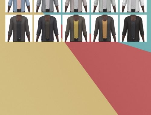 August Mission Shirt S3 Conversion at Busted Pixels