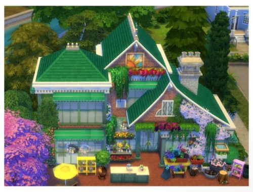 Flower Shop by Oldbox at All 4 Sims