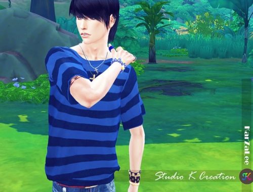Giruto 28 Base Tee Solid Stripe