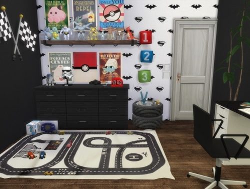 BOYS BEDROOM Family House at MODELSIMS4