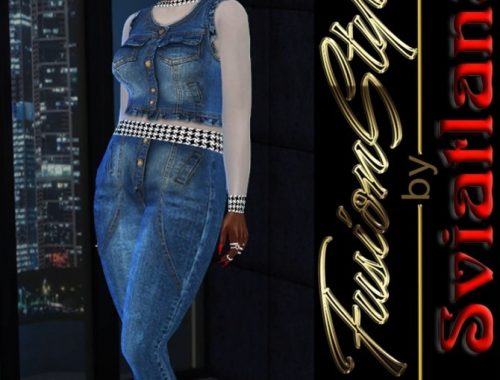 Denim Outfit at FusionStyle by Sviatlana