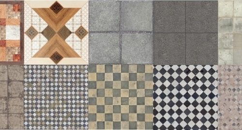 20 Floor Tiles set Old & Modern Style at TaTschu`s Sims4-CC