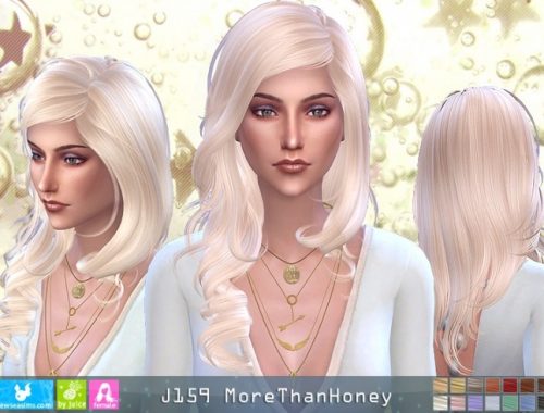 J159 MoreThanHoney hair (P) at Newsea Sims 4