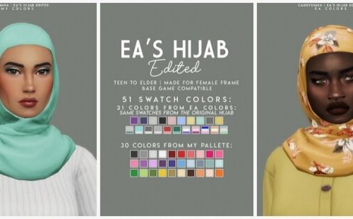 EA’S HIJAB EDITED at Candy Sims 4