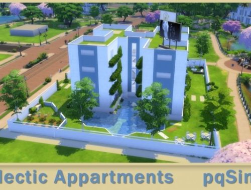 Eclectic Apartments at pqSims4