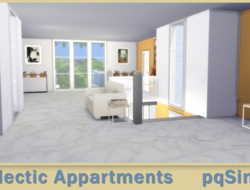 Eclectic Apartments at pqSims4