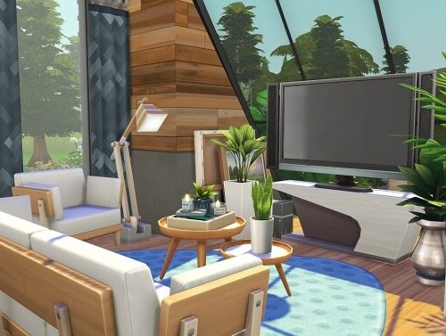 ECO FRIENDLY A-FRAME LOFT at Aveline Sims
