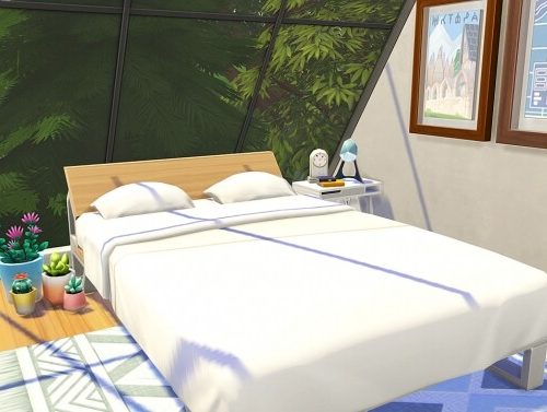 ECO FRIENDLY A-FRAME LOFT at Aveline Sims