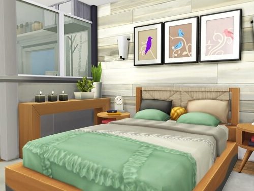 ECO FRIENDLY ROOMMATES HOUSE at Aveline Sims