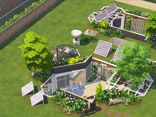 ECO FRIENDLY UNDERGROUND FAMILY HOME at Aveline Sims