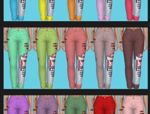 Eco Lifestyle Recolors Pullover & Jeans Nr. 1 at Annett’s Sims 4 Welt
