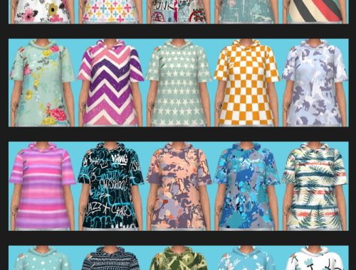 Eco Lifestyle Recolors Shirt & Leggings Nr. 6 at Annett’s Sims 4 Welt