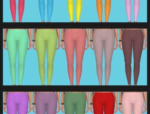 Eco Lifestyle Recolors Shirt & Leggings Nr. 6 at Annett’s Sims 4 Welt