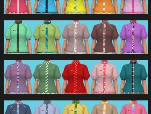Eco Lifestyle Recolors Shirt Nr. 7 at Annett’s Sims 4 Welt