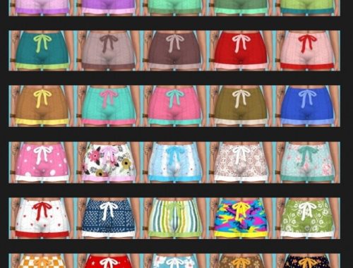 Eco Lifestyle Recolors – Shorts at Annett’s Sims 4 Welt