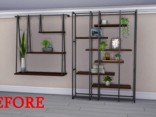 Eco-Lifestyle Shelves Occluder Fix by simsi45