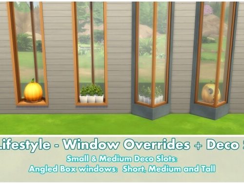Eco Lifestyle Windows + Deco Slots Overrides by Bakie
