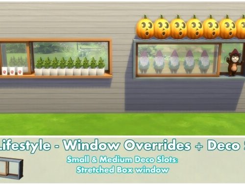 Eco Lifestyle Windows + Deco Slots Overrides by Bakie