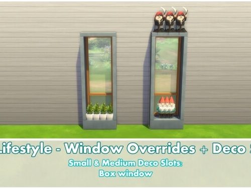 Eco Lifestyle Windows + Deco Slots Overrides by Bakie