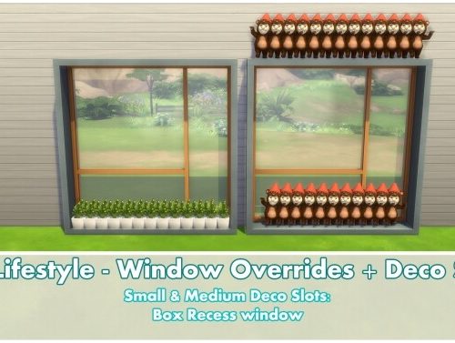 Eco Lifestyle Windows + Deco Slots Overrides by Bakie