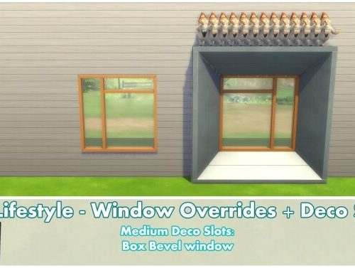 Eco Lifestyle Windows + Deco Slots Overrides by Bakie