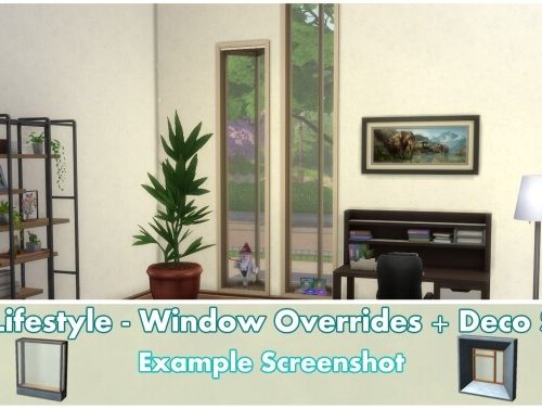 Eco Lifestyle Windows + Deco Slots Overrides by Bakie