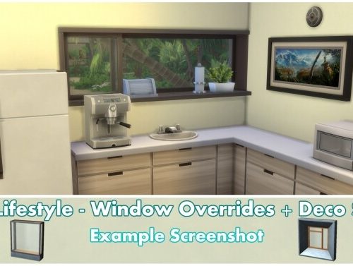 Eco Lifestyle Windows + Deco Slots Overrides by Bakie