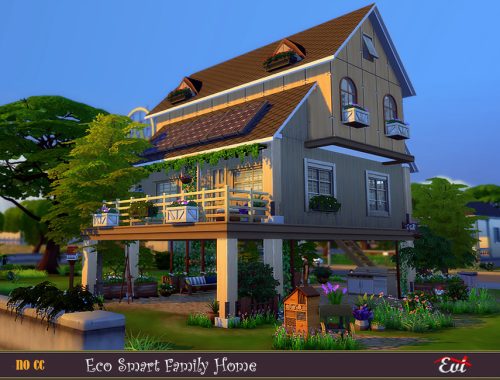 Eco smart family house